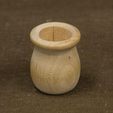 Wood Candle Cup - 1-3/8 - The Fox Decor